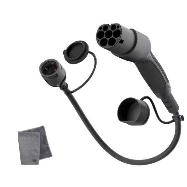 Type 2-adapter voor auto's zonder rijbewijs