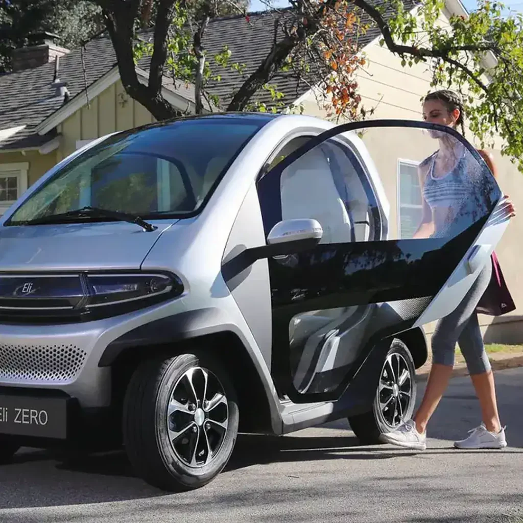 Elektrische brommobiel voor een woning