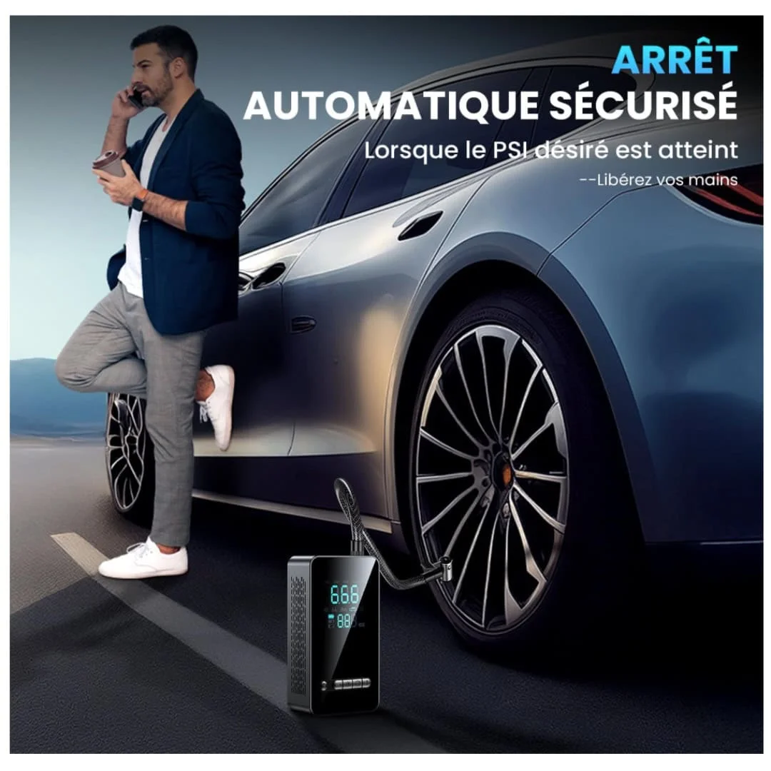 Gonfleur pneus voiture sans permis - Afbeelding 2