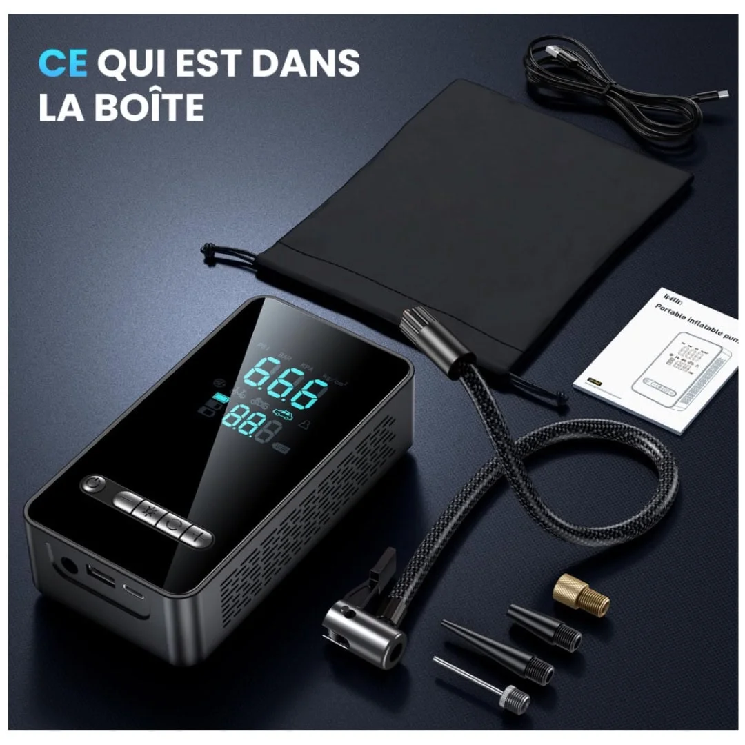 Gonfleur pneus voiture sans permis - Afbeelding 3