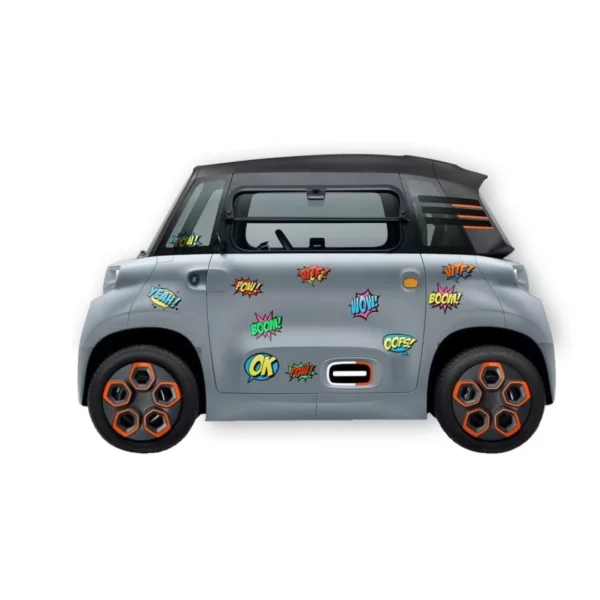 Decoratieset voor auto's zonder kentekenbewijs
