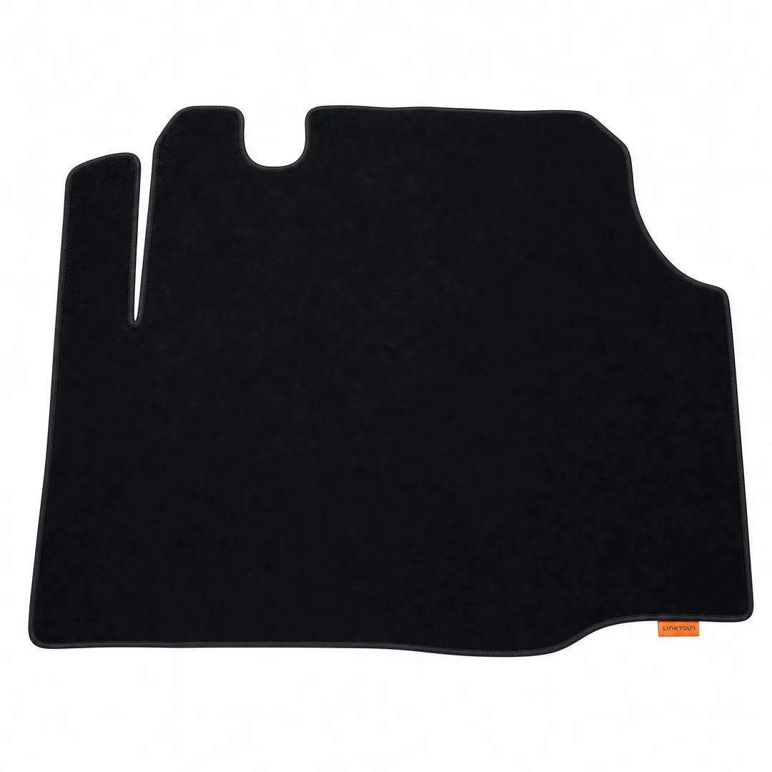 Ensemble tapis de sol en velours Linktour Alumi – noir
